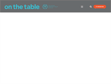 Tablet Screenshot of onthetable.com